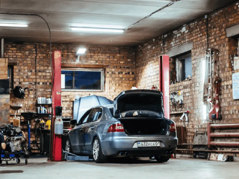 Stanowisko samoobsługowe Garage Sharing w Poznaniu